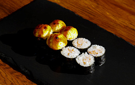 ЗАПЕЧЕННЫЙ ХОСОМАКИ С КРЕВЕТКОЙ